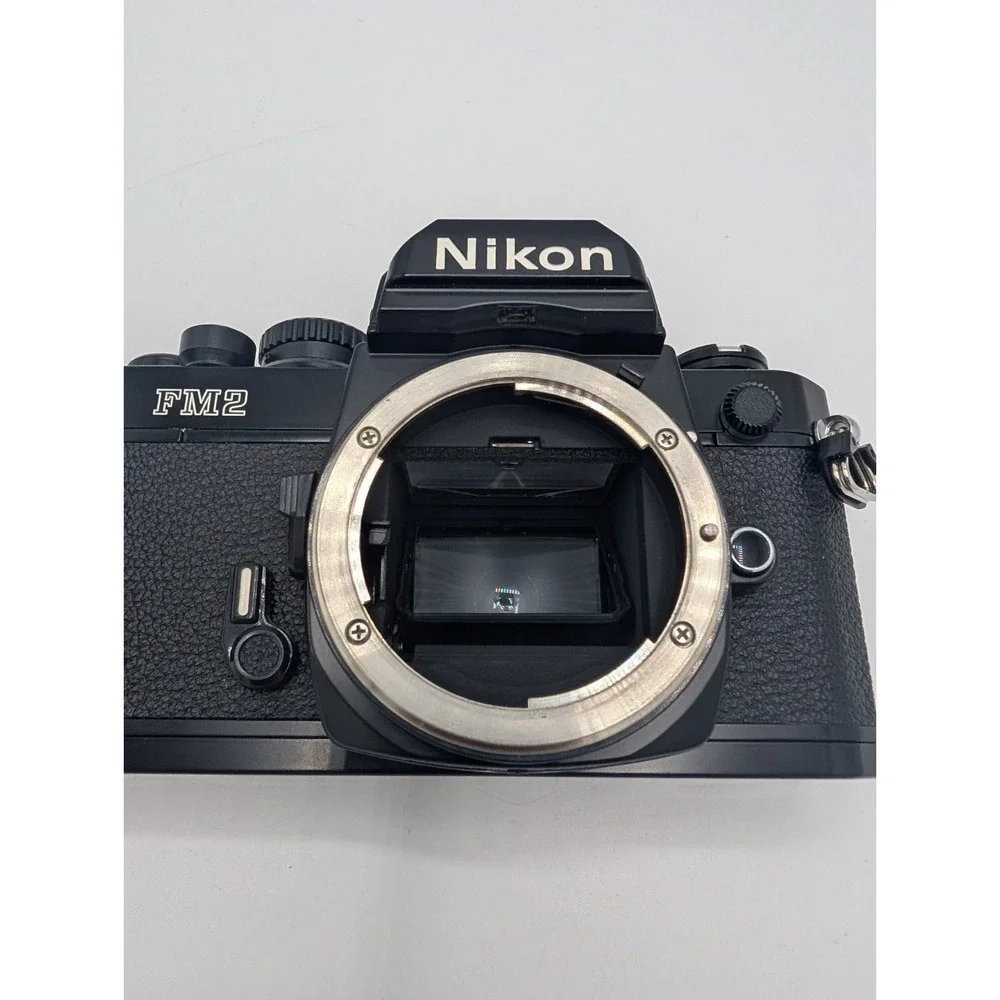 Nikon FM2 FM2N Black SLR Film Camera +  Nikon Lens Series E 36-72mm f/3.5